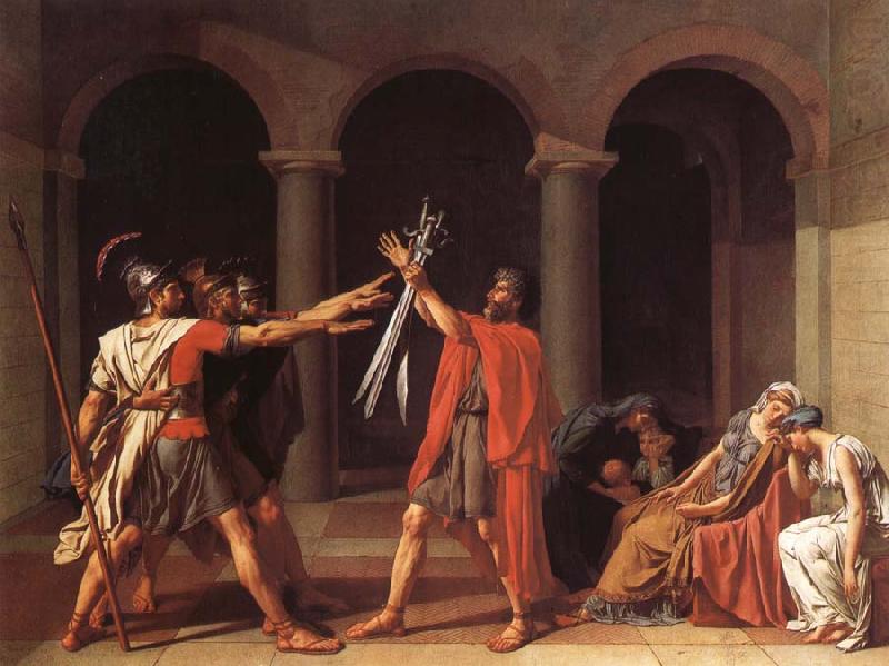 Jacques-Louis David The oath of the Horatii china oil painting image
